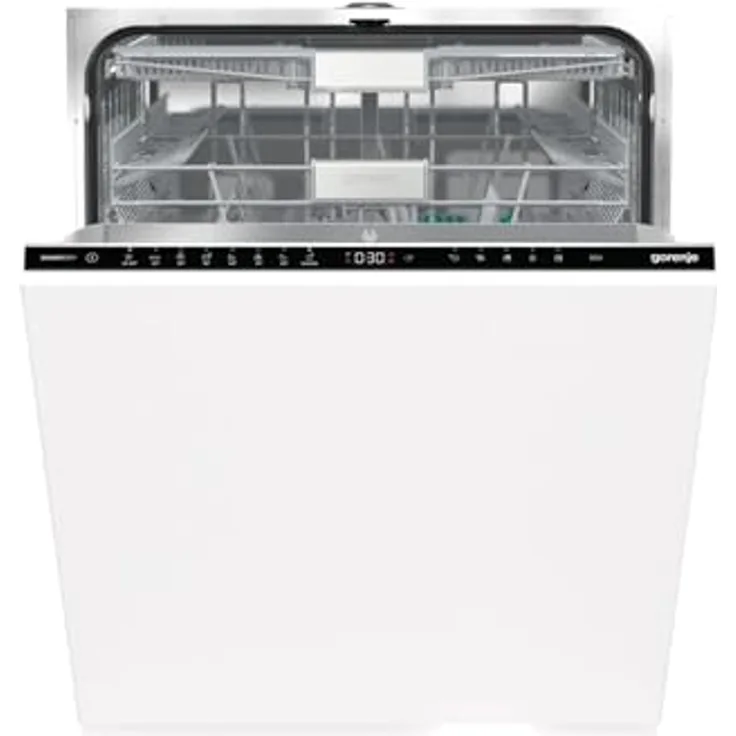Gorenje GV693C60UVAD, Vollintegrierbarer Geschirrspüler, 60 cm, Weiß und Schwarz, Touch-Bedienung, mit Wi-Fi-Funktion