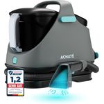Achaté Waschsauger - Leistungsstarker Fleckenreiniger für Teppich, Sofa, Polster, Auto - 650W, 1,4L, Grau/Blau