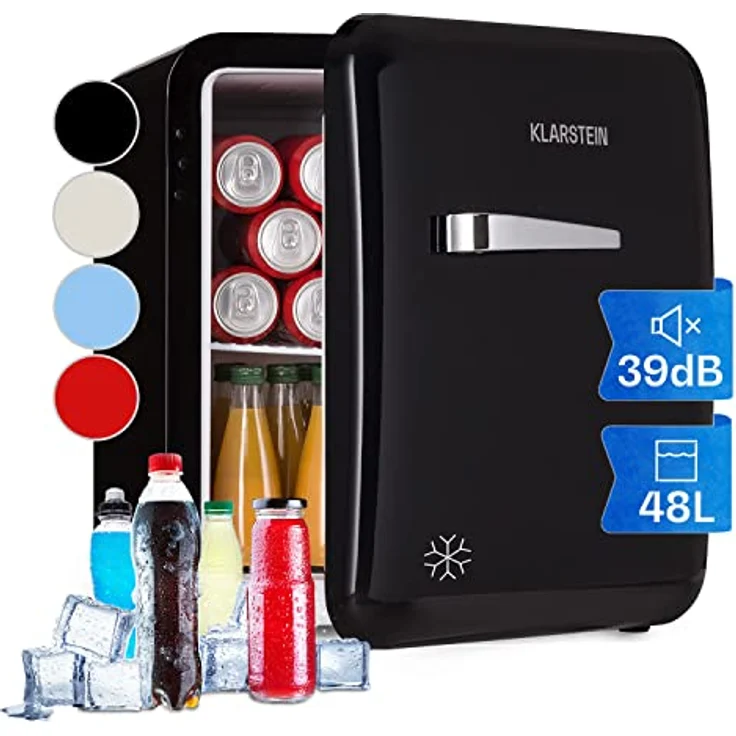Klarstein Minikühlschrank, Skincare Fridge, Vintage Design, 48L, 0-10°C – Bild 1