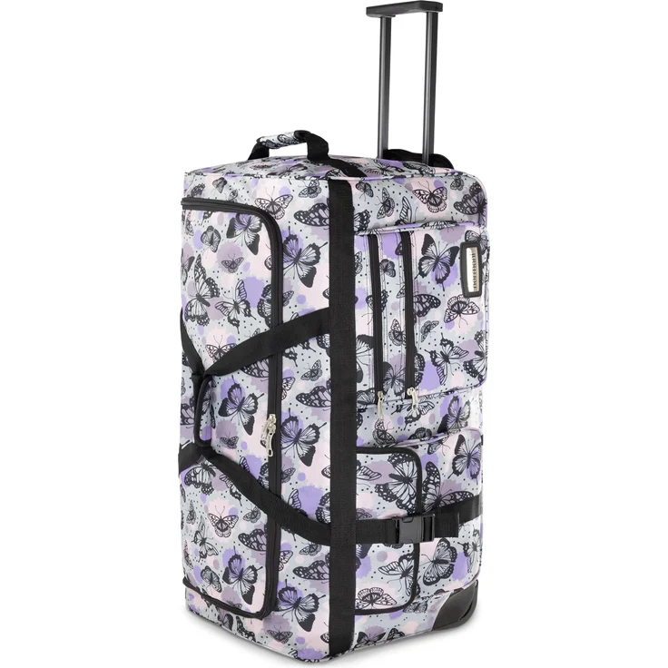 Normani Jumbus 100 - 927, Koffer Reisetasche mit 2 Rädern, 100 l, wasserabweisend, reißfestes Nylon
