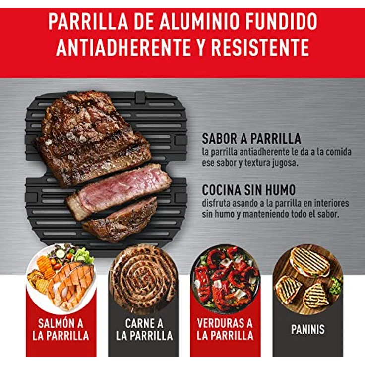 Moulinex Easy Fry & Grill Digital 2-in-1 Luft-Fritteuse + Grill, Kapazität 4,2 l, bis zu 6 Personen, 8 automatische Programme, einstellbare Temperatur, Timer EZ505810, Schwarz – Bild 4