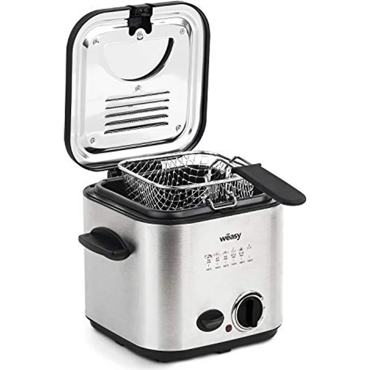 Wëasy TB600 Fondue-Fritteuse, 1,2 Liter Fassungsvermögen, 840 Watt – Bild 3
