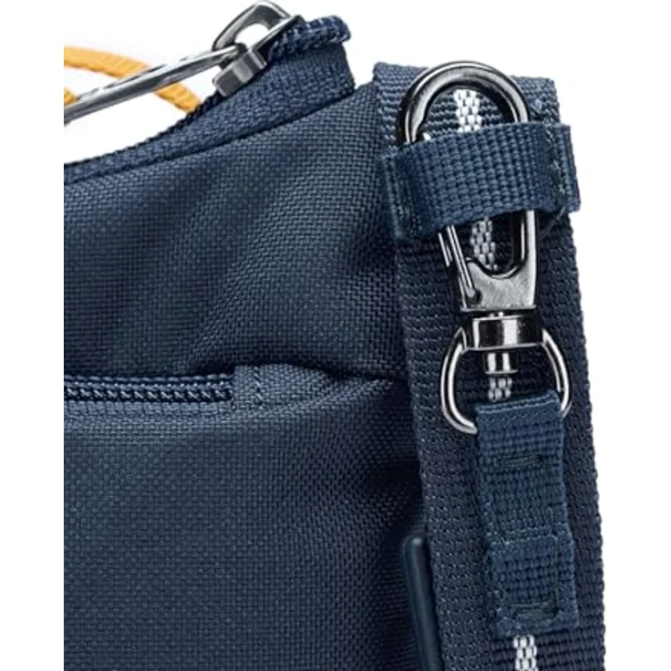 Pacsafe GO Tech, Anti-Diebstahl Handtasche aus reiß- und schnittfestem Material, Blau mit RFID-Schutz – Bild 10