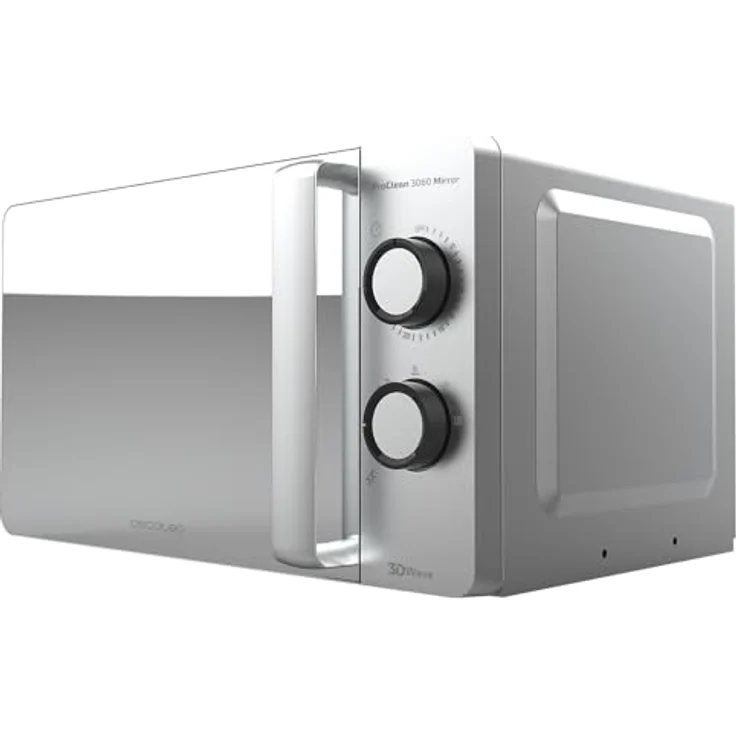 Cecotec ProClean 3060 Mikrowelle, Standgerät, 20 Liter Garraum, 6 Leistungsstufen, 700 Watt, silber – Bild 2