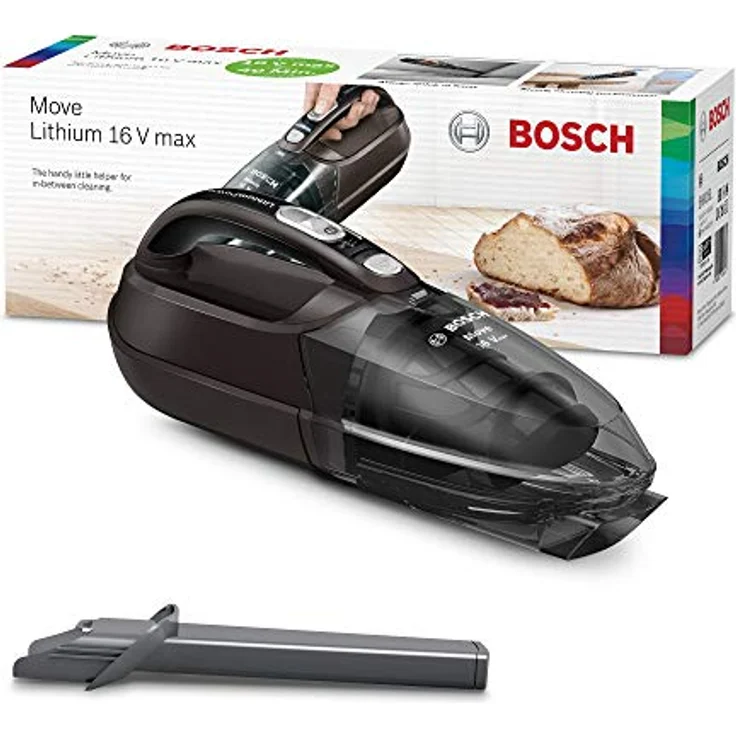 Bosch Hausgeräte Move Lithium 16 Volt max BHN16L, Akkustaubsauger, 40 Minuten, grau – Bild 3