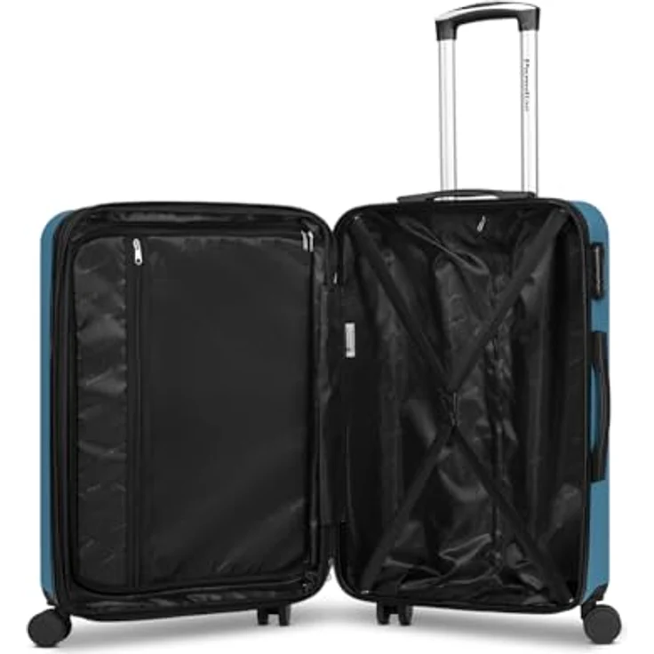 Check in Paradise 2.0 Trolley, mittelgroßer Koffer 44,5 x 27 x 68 cm, erweiterbar, aus stoßfestem ABS, mit Teleskopgriff, 74 Liter, für Damen und Herren – Bild 5