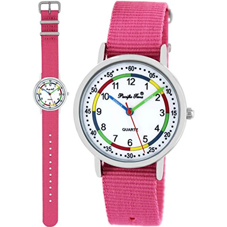 Pacific Time Quarzuhr Kinder Armbanduhr Fußball Fan Sport, Wechselarmband Mix and Match - Gratis Versand – Bild 2
