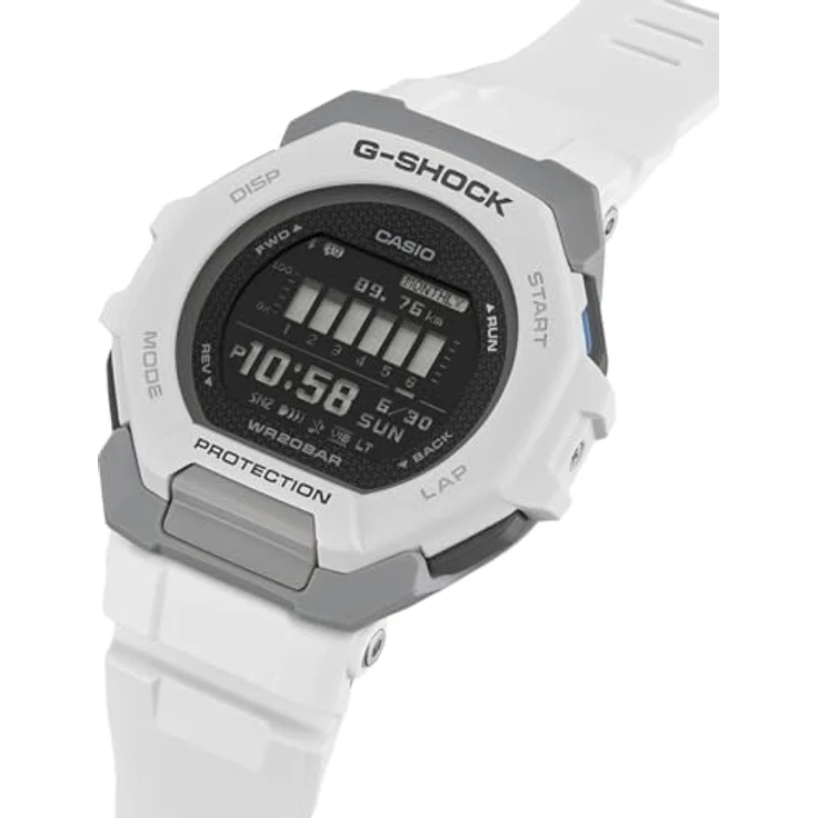 Casio G-Shock men's watch white GBD-300-7ER with Bluetooth and resin case and strap – Bild 4