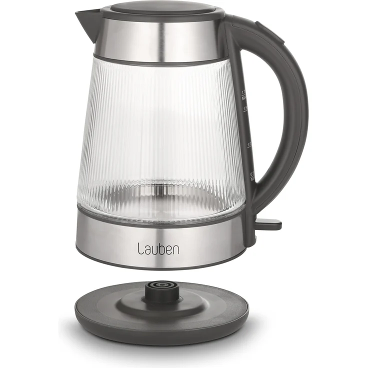 Lauben 17GG, Wasserkocher aus Glas mit temperaturgeregeltem Heizen