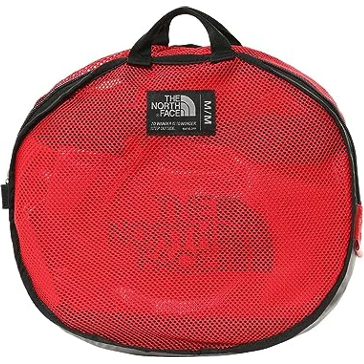 The North Face Reisetasche Rucksack M Base Camp Duffel Red, schwarz – Bild 5