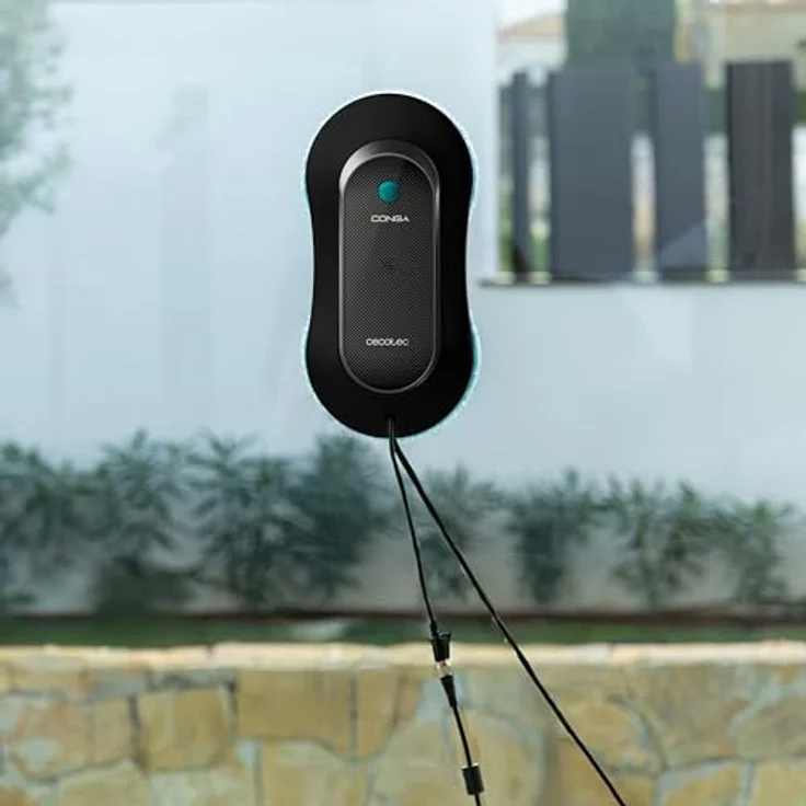 Cecotec Conga Windroid 1090, Fensterputzroboter mit doppeltem Sprühmechanismus und App-Steuerung, Schwarz – Bild 4