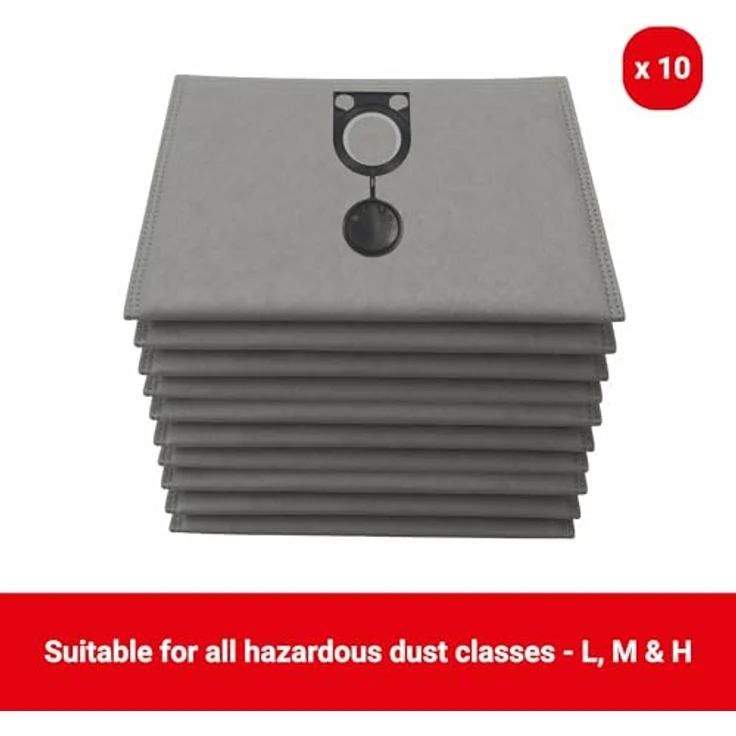 Starmix Filterbeutel Vlies (10 Stück, doppellagig, Inhalt 45-55 Liter, für NSG-/NTS-/HS-/GS und ISC-Serie) FBV 45-55 – Bild 4