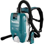 Makita VC009GZ01 Akku-Rucksackstaubsauger 40V max. mit AWS (ohne Akku, ohne Ladegerät), Petrol/Schwarz