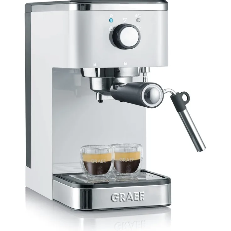 Graef ES401EU Salita Siebträger-Espressomaschine, 1400, weiß