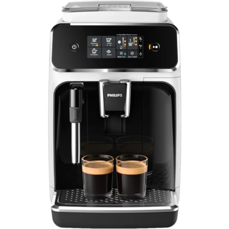 Philips Kaffeevollautomat 2200 Series EP2223/40, für 2 Kaffeespezialitäten, anpassbare Aromastärke, mattschwarz – Bild 1
