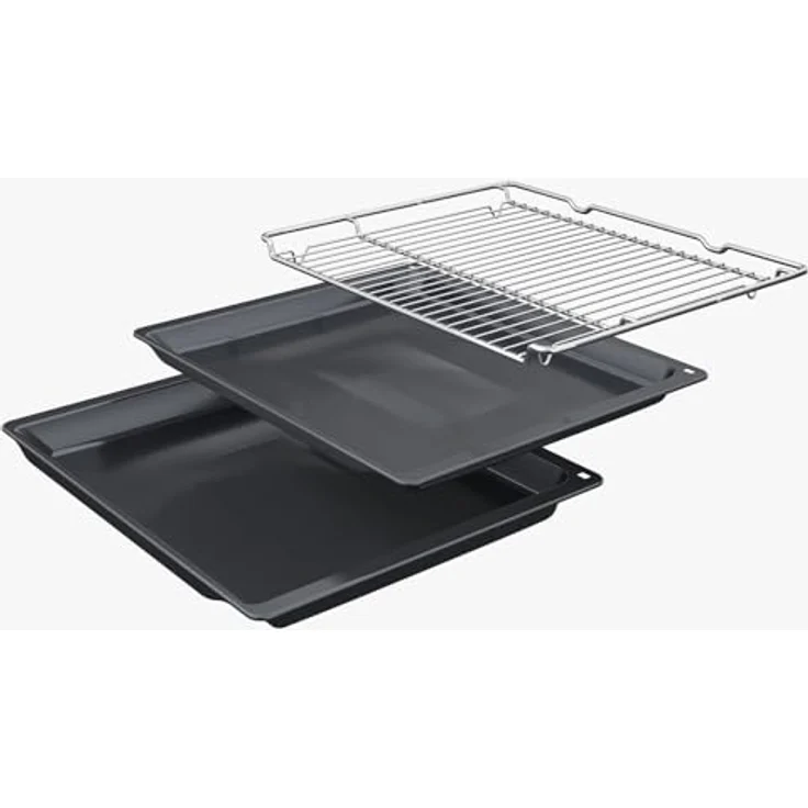 Siemens iQ500 HB537GES3 Einbaubackofen, Edelstahl/Schwarz, 71 Liter, Hydrolyse, Teleskopauszug, 10 automatische Kochprogramme – Bild 6