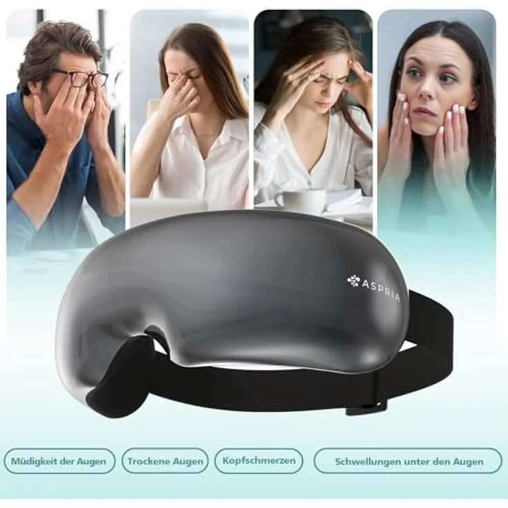 ASPRIA Massagegerät mit dualer Heiß- und Kältetherapie, Vibration, Luftkompressionsmassage, ergonomisches Design, 2500mAh Akku – Bild 3