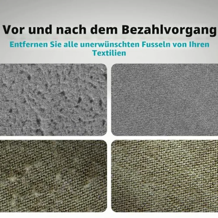 Esperanza Cuddly, Elektrischer Fusselrasierer in Weiß-Grau, effektiv für empfindliche Stoffe und einfache Handhabung – Bild 6