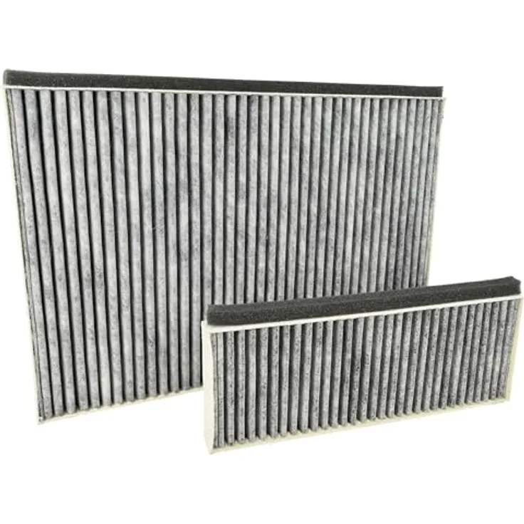 vhbw 2x Aktivkohlefilter Ersatz für Dunstabzugshauben, grau/weiß, hohe Filterleistung für mehr Hygiene