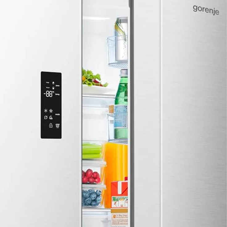 Gorenje NRM819D61X CrossDoor Kühl-/Gefrierkombination, 460 Liter, NoFrost Plus, grau, leiser Betrieb – Bild 8