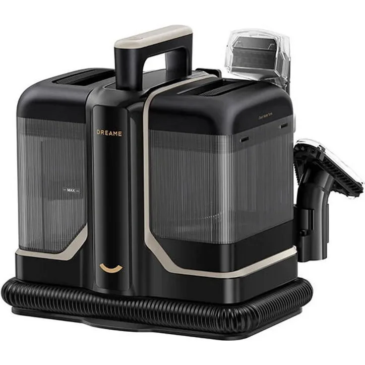 Dreame N10, Tragbarer Dampfreiniger mit 12.000 Pa Saugleistung, 0,75 l Wassertank, Schwarz, inkl. Selbstreinigungsfunktion und Zubehör