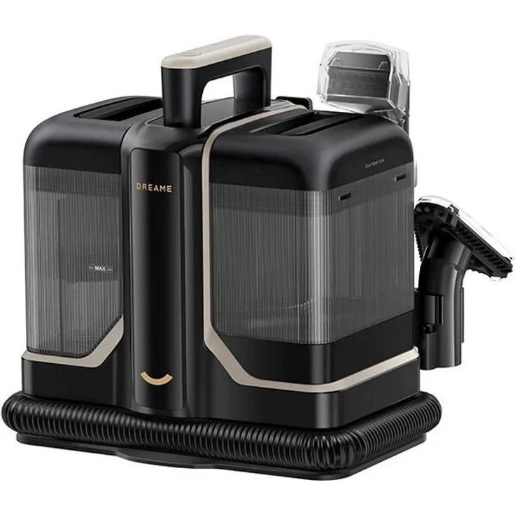 Dreame N10, Tragbarer Dampfreiniger mit 12.000 Pa Saugleistung, 0,75 l Wassertank, Schwarz, inkl. Selbstreinigungsfunktion und Zubehör