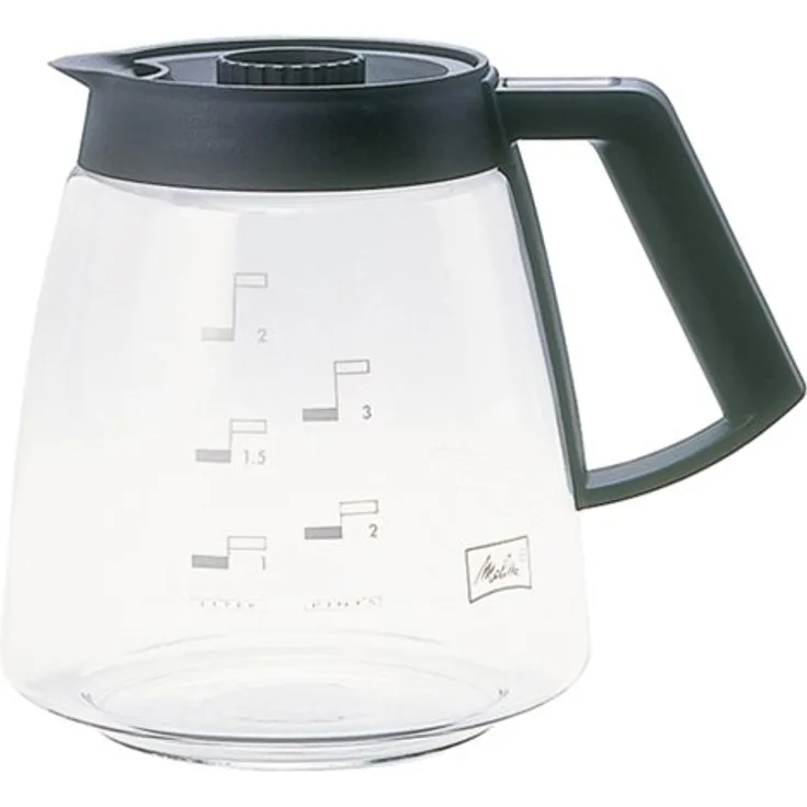 Melitta Glaskanne 2,2 Liter Kaffeebecher, mehrfarbig, einzigartig
