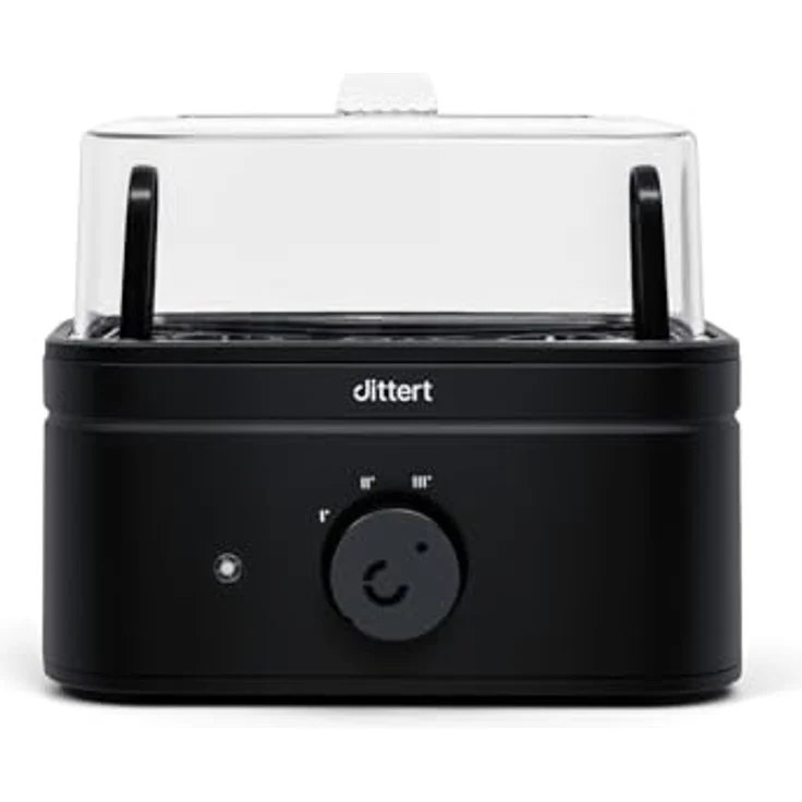 Dittert EB001B-00 Serie One Eierkocher für 6 Eier, schwarz, versandkostenfrei – Bild 1