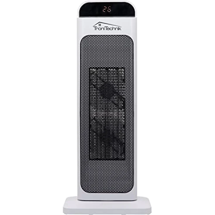 TroniTechnik® Turm-Keramik-Heizer 2000 Watt WIFI/APP gesteuert, Elektro-Heizer, Heizlüfter, PTC Keramikheizelement mit Fernbedienung, Oszillation, Timer, Kippsicherung, LCD Display – Bild 2