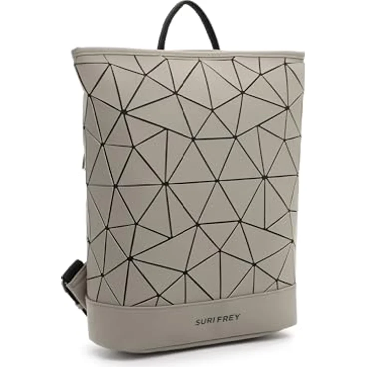 SURI FREY Freizeitrucksack Jessy-Lu, stylisches Design mit geometrischem Muster, Laptopfach und bequemer Rückenpolsterung – Bild 5