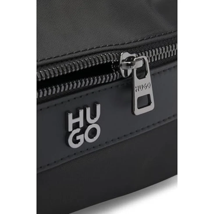 Hugo Quantic Umhängetasche, schwarz, 100% Polyester, 20 cm x 8 cm x 14.5 cm – Bild 5