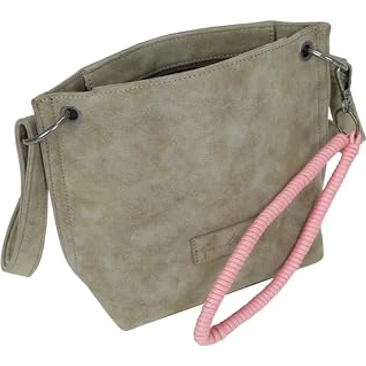 Fritzi aus Preußen Fritzi03N Vintage Umhängetasche, 22.5 cm x 8.5 cm x 20.5 cm, 100% Polyurethan, braun – Bild 6