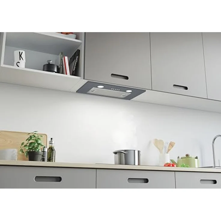 Candy CBG625-1X Dunstabzugshaube in die Decke integriert Silber C ? Dunstabzugshaube (207 m³-h, E, A, D, 57 dB, 63 dB) – Bild 6