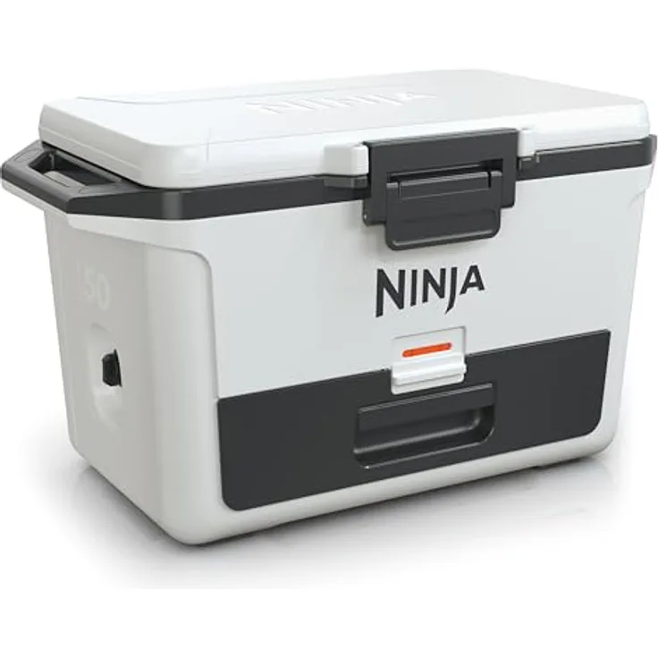 NINJA FrostVault Dampfgarer FB151EUWH, 47L Kühlbox mit hoher Isolierleistung, bis zu 6 Tage Eis-Kühlung, transportable Tragegriffe