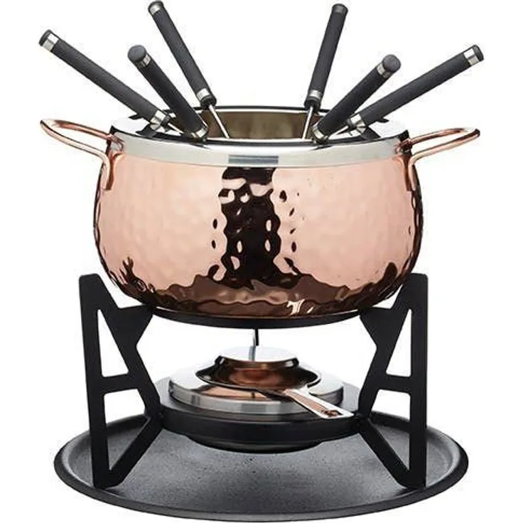Artesà Fondue Artesà, 2 l, handgefertigt, mit Kupfereffekt