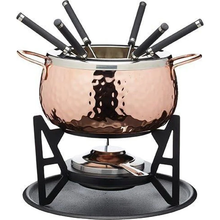 Artesà Fondue Artesà, 2 l, handgefertigt, mit Kupfereffekt