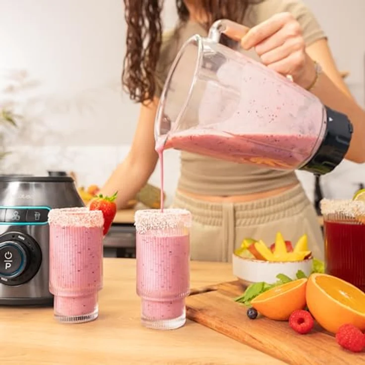 Cecotec Akku-Smoothie-Maker Power Black Titanium 2200MAX Smooth, leistungsstarker Standmixer in Schwarz mit hohem Fassungsvermögen – Bild 8
