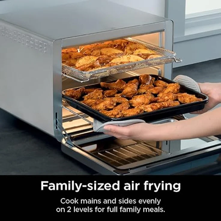 Ninja Prestige Smart XL 10-in-1 Air Fry Digital Konvektionstoaster, 1800 Watt, Stahl – Bild 3