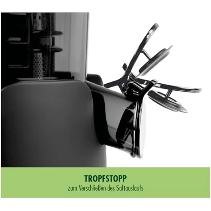 Gastroback Entsafter 40146 Vita Fresh Slow Juicer, 200 W - mit extra großem Einfüllschacht, kraftvollem Motor und hoher Saftausbeute – Bild 4
