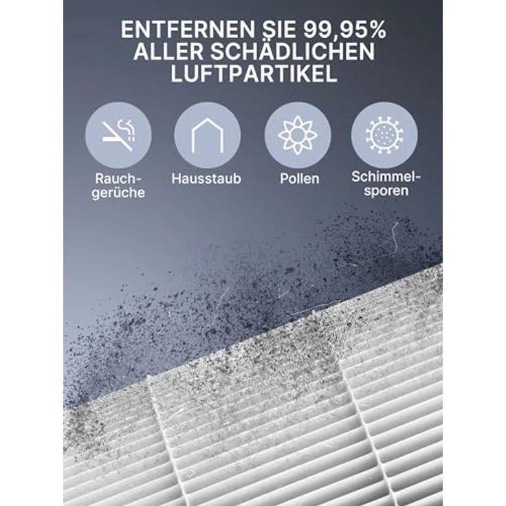 Comedes Ersatzfilterset für Dyson Luftreiniger 970341-01, 2-teilig mit Hepa-Element und Aktivkohle, passend für TP06, HP06, PH01, PH02, HP07, TP07, HP09, TP09, Pure Cool – Bild 4