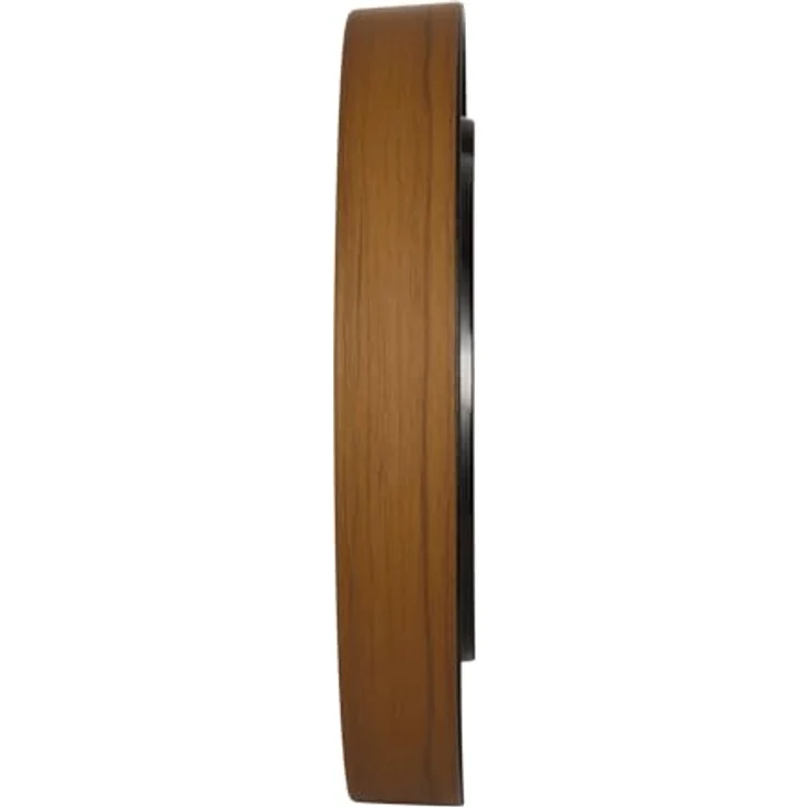 Maul 9051476 Quarz Wanduhr, 30cm x 50mm, Holz (dunkel), leiser, eleganter Rahmen in natürlicher Holzoptik – Bild 9