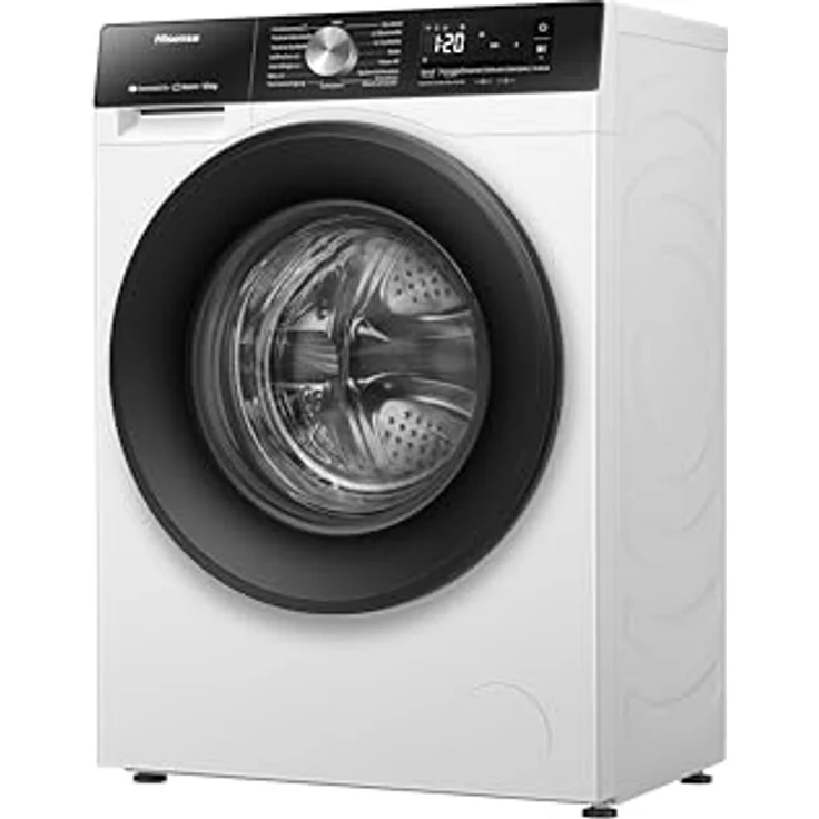 Hisense WD3S9043BW3, 2-in-1 Waschtrockner mit 9 kg Kapazität, 1400 U/min, Energieeffizienzklasse A, Smart Assist und Steam Wash Programm, Weiß – Bild 6