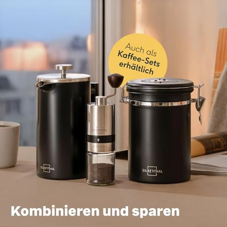 SILBERTHAL Kaffeedose 500g luftdicht, Edelstahl, (1-tlg) – Bild 7