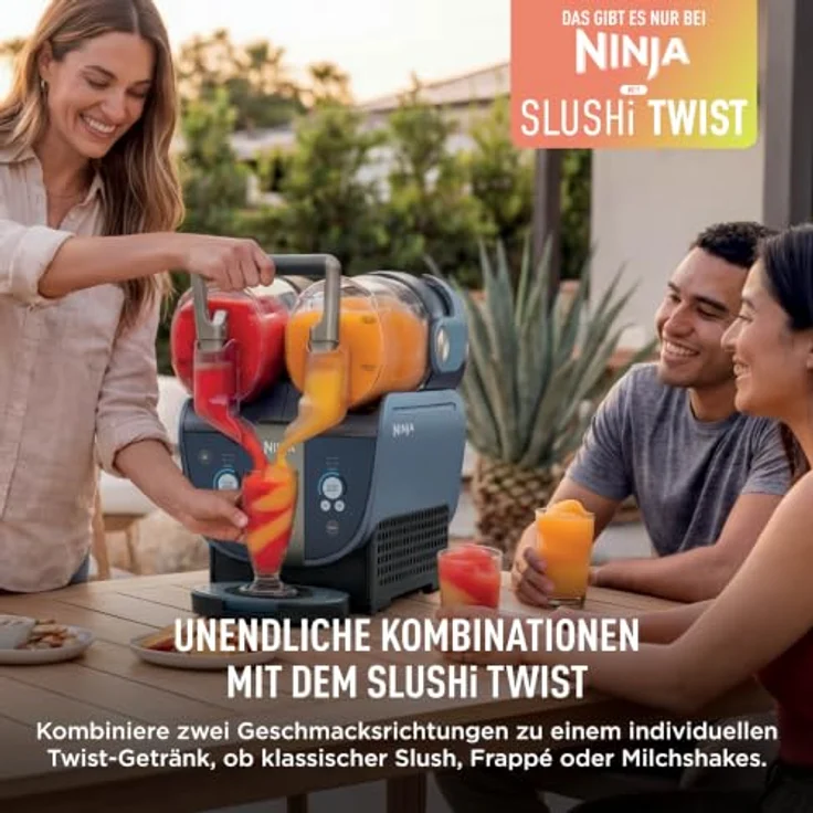 Ninja SLUSHi Twist Slush-Eismaschine für gefrorene Getränke – Blau | FS701EUBL | von SharkNinja – Bild 7