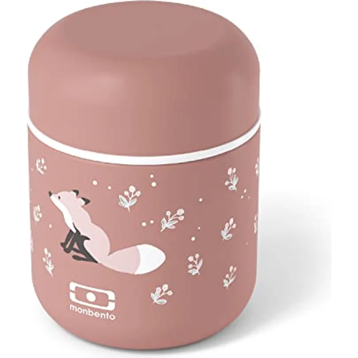Monbento Kids Small Insulated Container MB Capsule Fox - Leakproof and Insulated - Small Lunch Box Keeps Food, Lunchbox – Bild 1