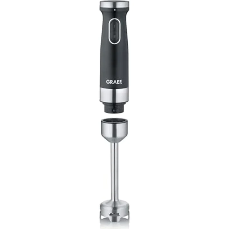 Graef Stabmixer HB 602 - Stabmixer - Schwarz, 1200 W - Leistungsstarker Pürierstab mit 4-Edelstahlklingen und 2 Geschwindigkeitsstufen – Bild 2