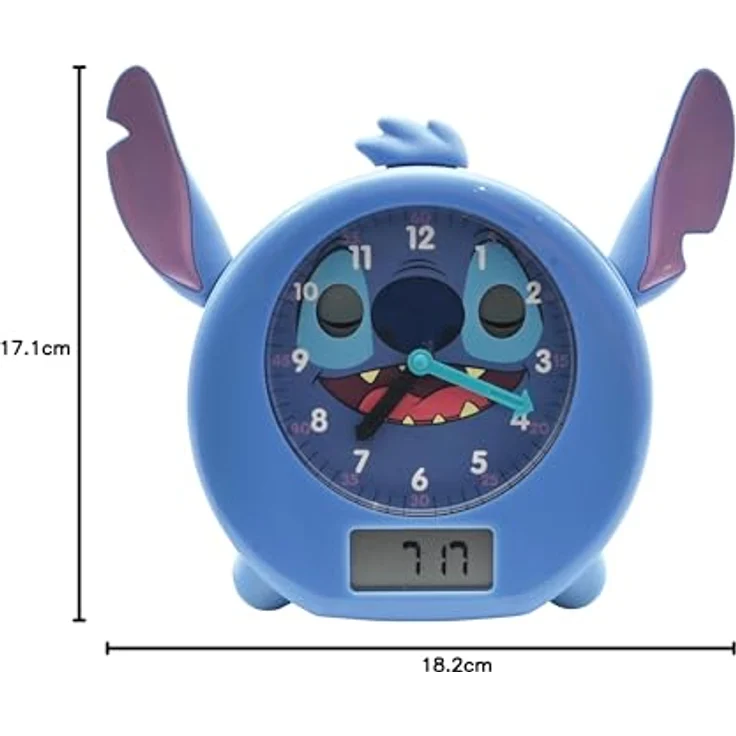 Lexibook Wecker Stitch, mit sanftem Nachtlicht und Nickerchenfunktion, 14 entspannenden Melodien und Sonnenaufgangssimulation – Bild 8