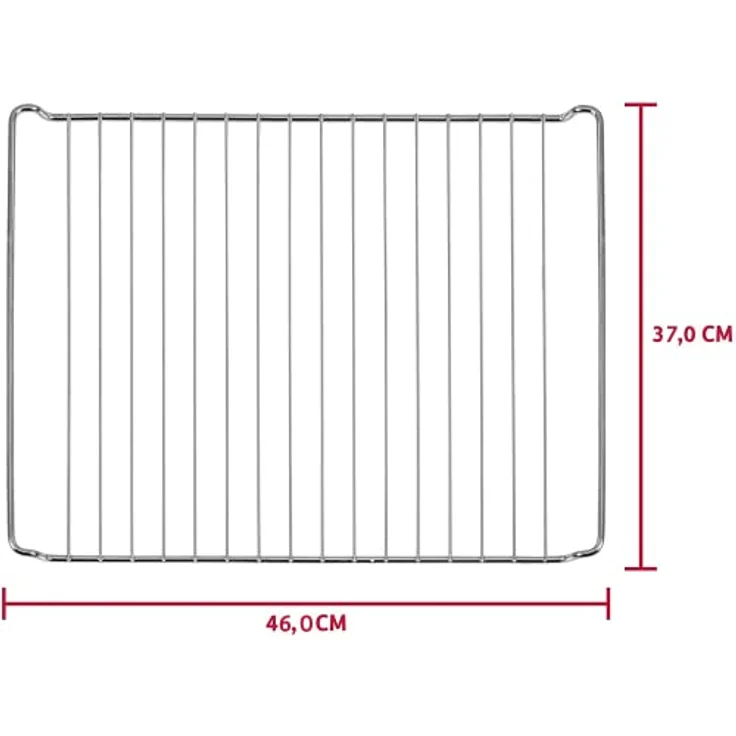 ICQN 460 x 370 mm Backofengitter für Backofenrost für Backofen 46x37 cm, Verchromt Grillrost, Ofengitter… – Bild 2