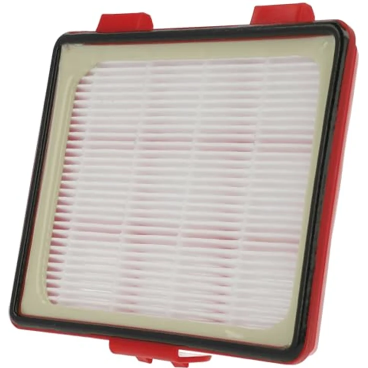 VHBW 3x Staubsaugerfilter für Grundig GMS 3600, Abluftfilter in Rot Schwarz Weiß, ultrafeine Schwebstoffe-Filterung – Bild 3