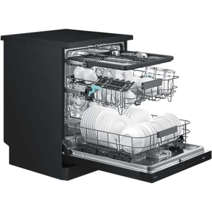 Samsung DW80H73YBFFU1 Geschirrspüler, 14 Gedecke, Wi-Fi, Intensive Reinigung mit WaterJet Clean TM, Automatische Türöffnung, Schwarz – Bild 5